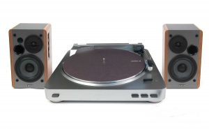 AT-LP60 Turntable and Edifier R1280T Powered Bookshelf Speakers