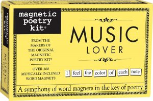 Magnetic Poetry - Music Lover Kit - Words for Refrigerator - Write Poems and Letters on The Fridge - Made in The USA